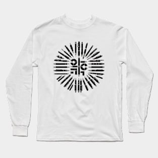 A Collection of Pens in a Shape of a Circle Long Sleeve T-Shirt